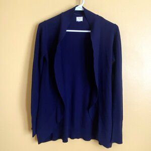 a new day navy blue open front cardigan